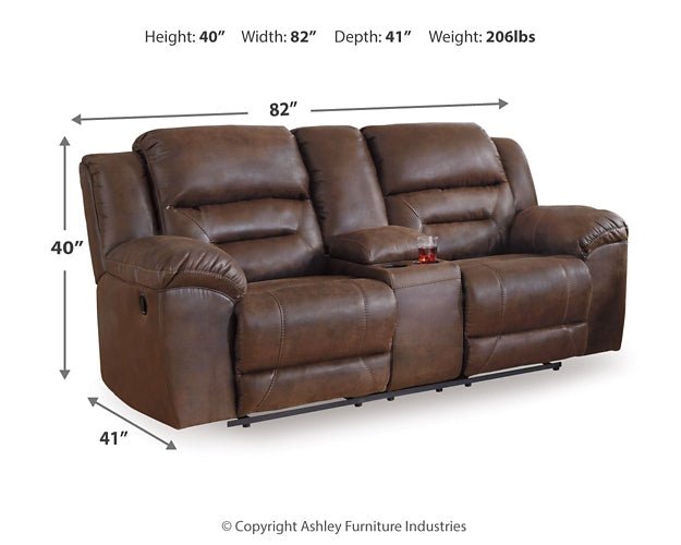 Stoneland DBL Rec Loveseat w/Console - Image 10
