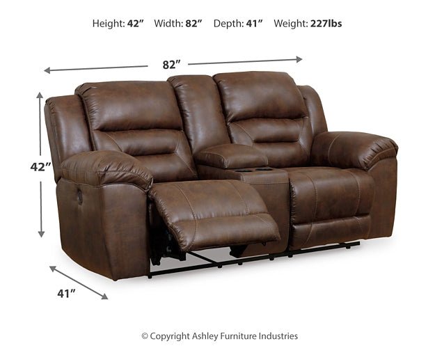 Stoneland DBL REC PWR Loveseat w/Console - Image 9