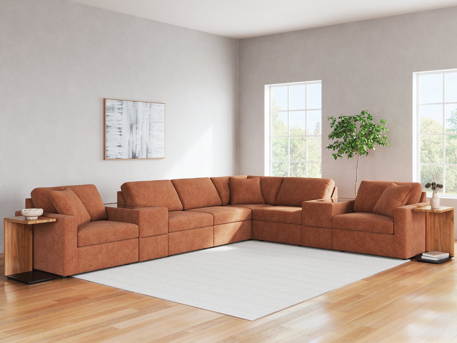 Modmax 8-Piece Sectional with Storage Consoles - Image 6