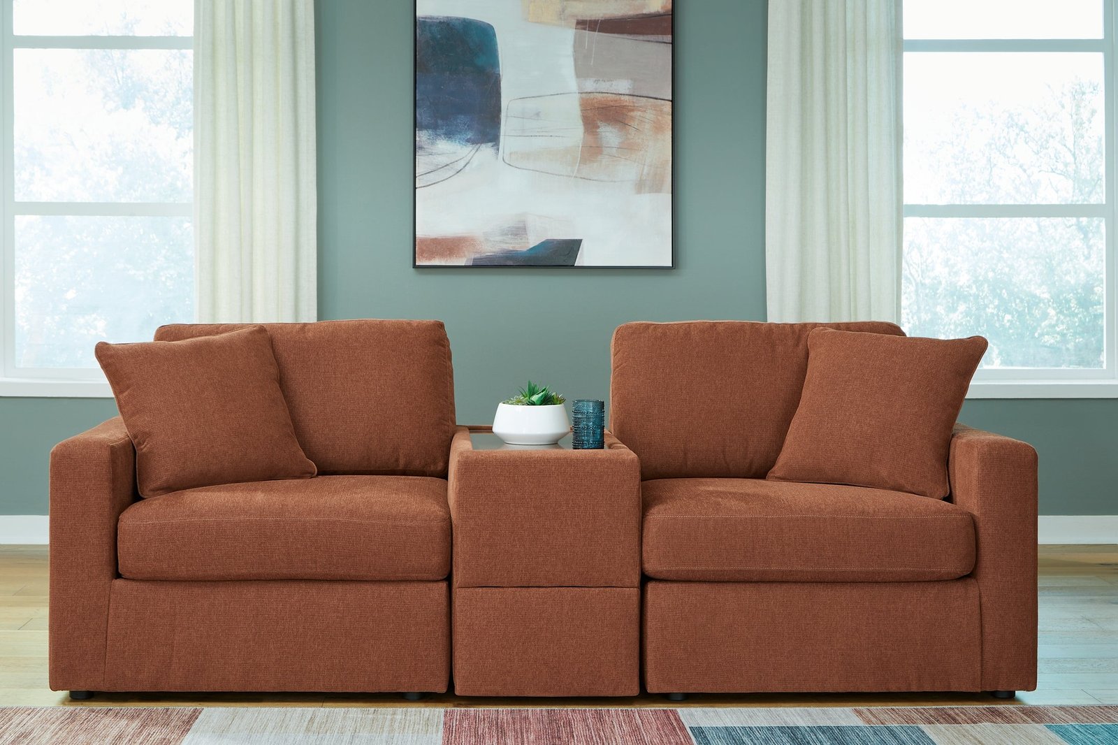 Modmax 3-Piece Sectional with Storage Console - Image 4