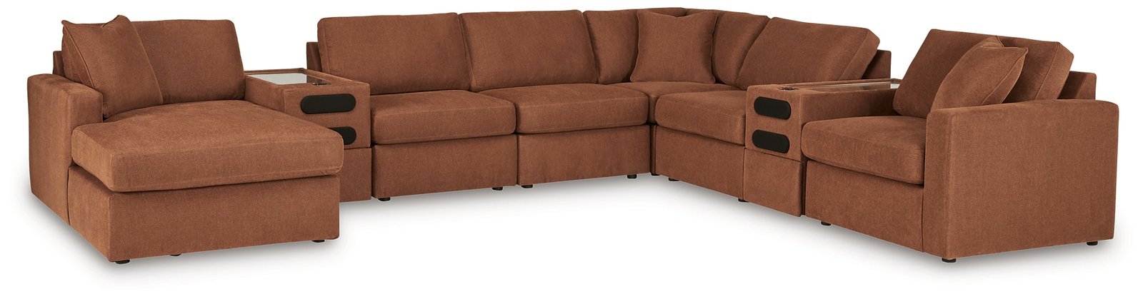 Modmax 8-PC Sectional with Chaise and Audio Consoles - Image 9