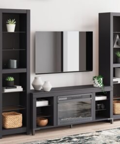 Cayberry 3-Piece Entertainment Center with Electric Fireplace