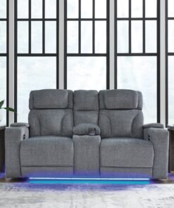Studio Cave PWR REC Loveseat/CON/ADJ HDRST