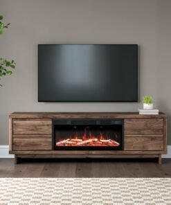 Zadilyn 72" TV Stand with Electric Fireplace