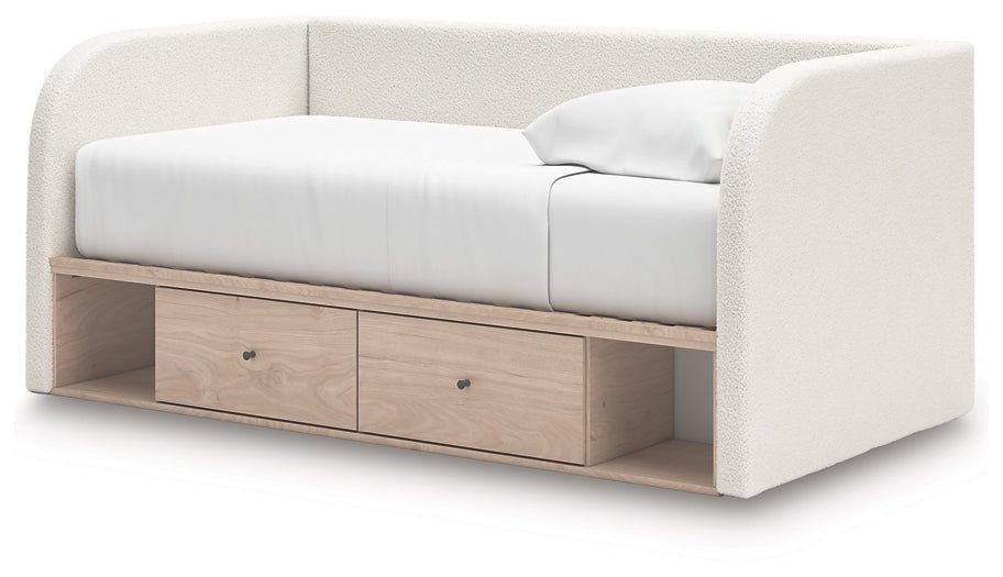 Arloster Twin Upholstered Day Bed with Storage - Image 3