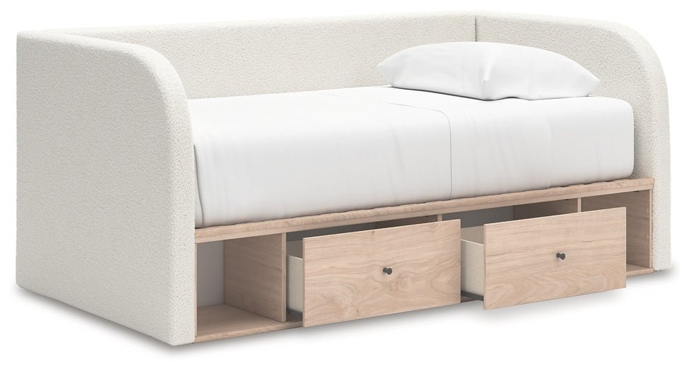 Arloster Twin Upholstered Day Bed with Storage - Image 5