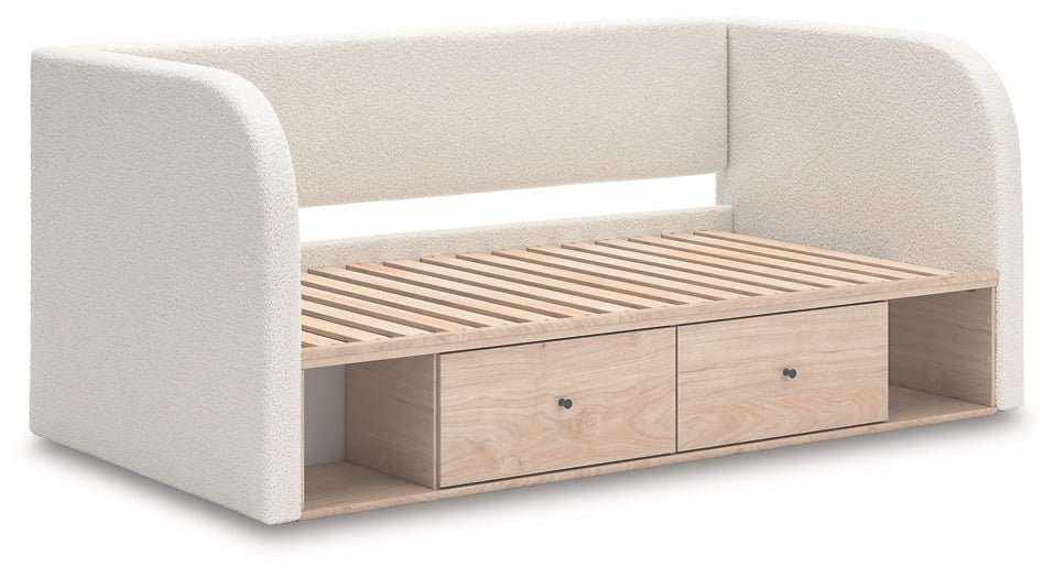 Arloster Twin Upholstered Day Bed with Storage - Image 4