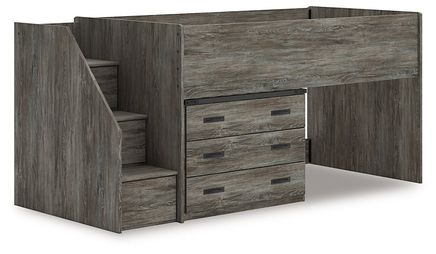 Frandern Twin Loft Bed with Drawer Storage - Image 2