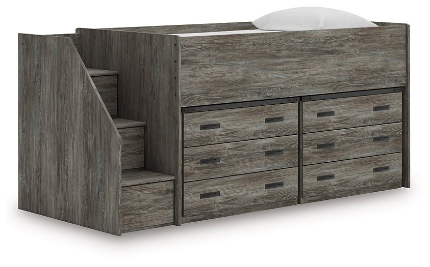 Frandern Twin Loft Bed with Drawer Storage - Image 2