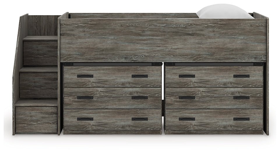 Frandern Twin Loft Bed with Drawer Storage - Image 5