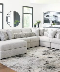 Cuddle Plush 6-Piece Sectional with Chaise