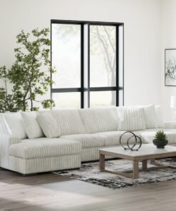Stupendous 4-Piece Sectional with Double Chaise