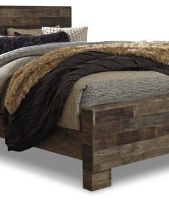 Alternative view of Derekson Queen Panel Bed with Mirrored Dresser