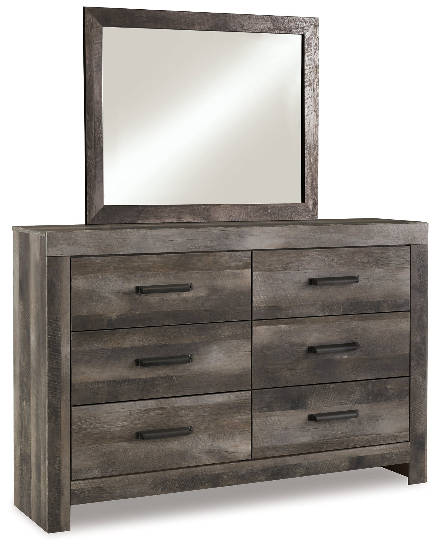 Wynnlow Queen Panel Bed with Mirrored Dresser - Image 3