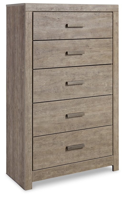 Culverbach Queen Panel Bed with Mirrored Dresser, Chest and Nightstand - Image 5