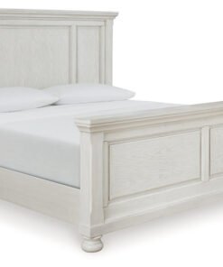 Alternative view of Robbinsdale King Panel Bed with Mirrored Dresser, Chest and Nightstand