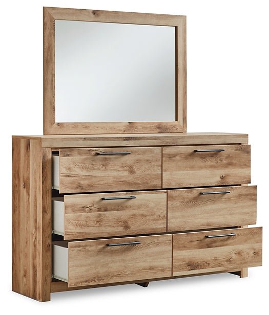 Hyanna King Panel Storage Bed with Mirrored Dresser, Chest and Nightstand - Image 5