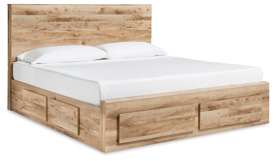 Hyanna King Panel Storage Bed with Mirrored Dresser, Chest and Nightstand - Image 7