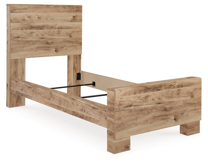 Hyanna Twin Panel Bed with Mirrored Dresser and Nightstand - Image 5