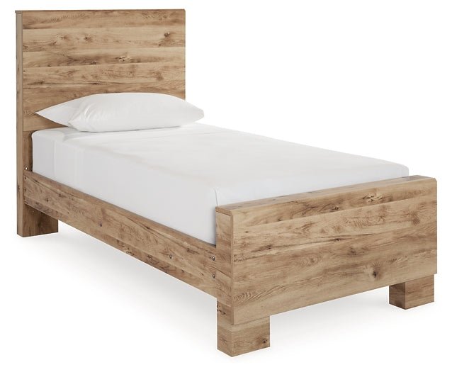 Hyanna Twin Panel Bed with Mirrored Dresser and Nightstand - Image 4