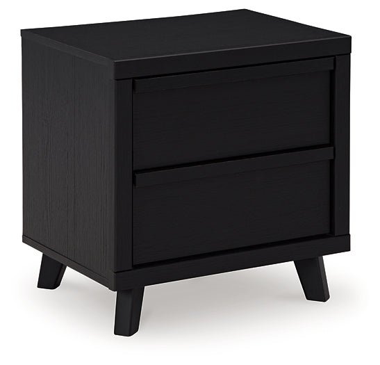 Danziar Queen Panel Headboard with Mirrored Dresser, Chest and Nightstand - Image 10