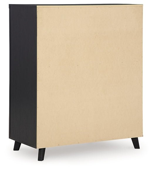 Danziar Queen Panel Headboard with Mirrored Dresser, Chest and Nightstand - Image 8