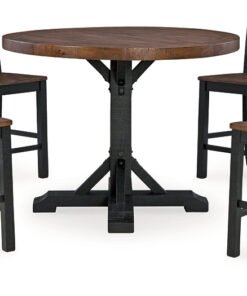 Valebeck Counter Height Dining Table and 4 Barstools