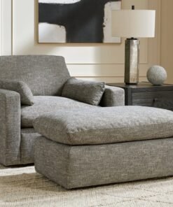 Alternative view of Dramatic Chair and Ottoman