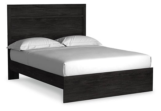 Belachime Queen Panel Bed with Mirrored Dresser and Nightstand - Image 4