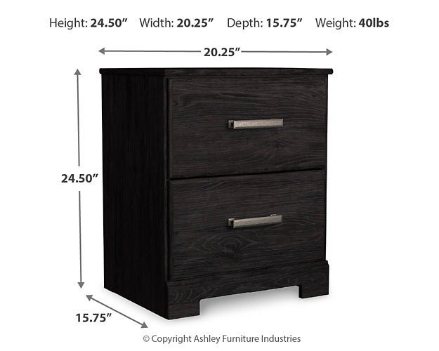 Belachime Queen Panel Bed with Mirrored Dresser and Nightstand - Image 6