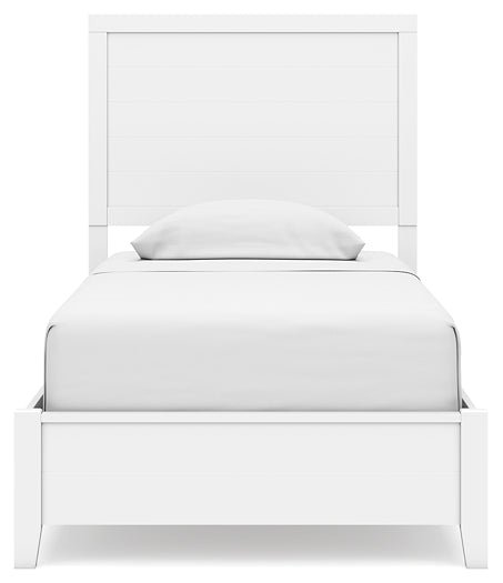 Binterglen Twin Panel Bed with Mirrored Dresser - Image 8