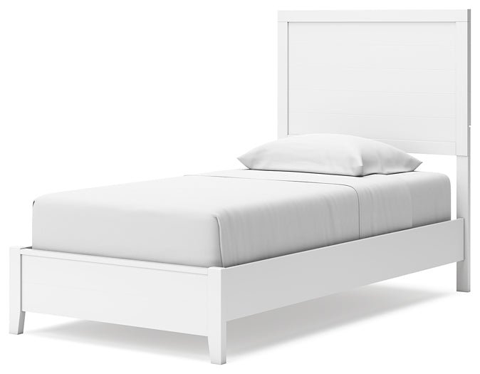 Binterglen Twin Panel Bed with Mirrored Dresser - Image 9