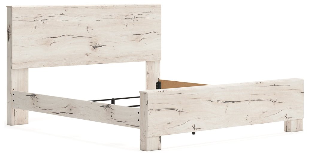Lawroy King Panel Bed with Mirrored Dresser and Nightstand - Image 10