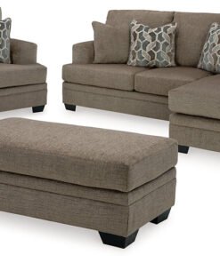 Stonemeade Sofa Chaise, Chair, and Ottoman