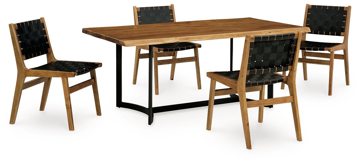 Fortmaine Dining Table and 4 Chairs - Image 3