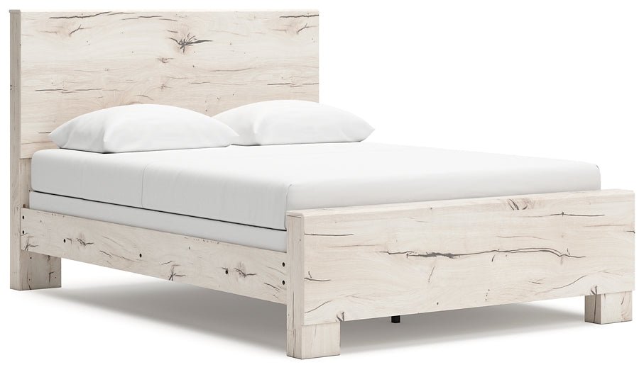 Lawroy Queen Panel Bed with Mirrored Dresser - Image 7