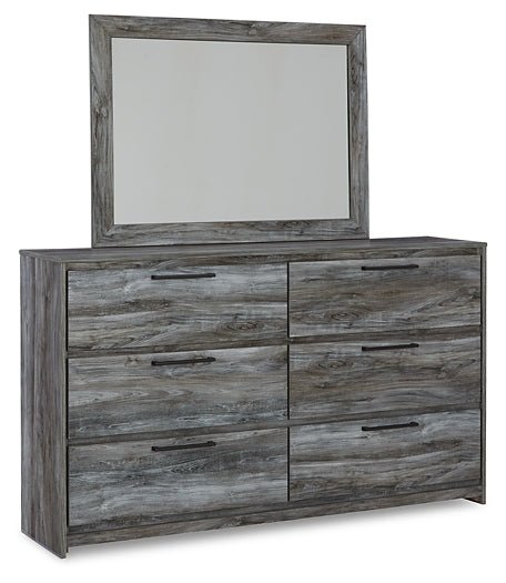 Baystorm Twin Panel Bed with Mirrored Dresser and Nightstand - Image 2