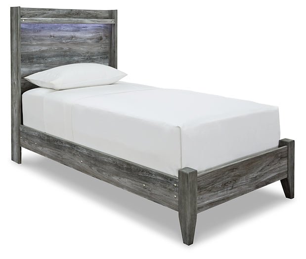Baystorm Twin Panel Bed with Mirrored Dresser and Nightstand - Image 3