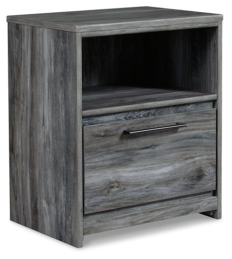 Baystorm Twin Panel Bed with Mirrored Dresser and Nightstand - Image 4