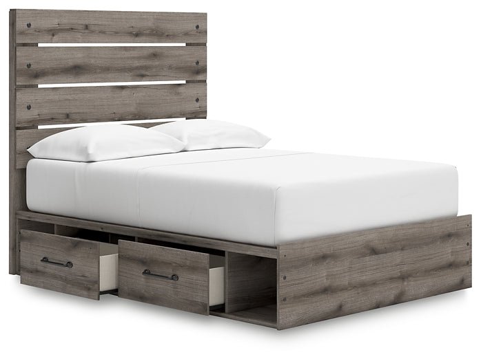 Graystorm Full Panel Bed with Storage with Mirrored Dresser - Image 10