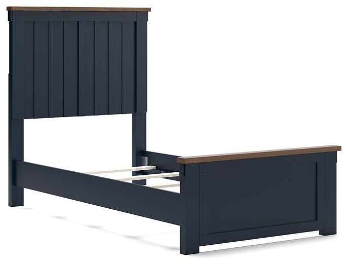 Landocken Twin Panel Bed with Mirrored Dresser, Chest and Nightstand - Image 10