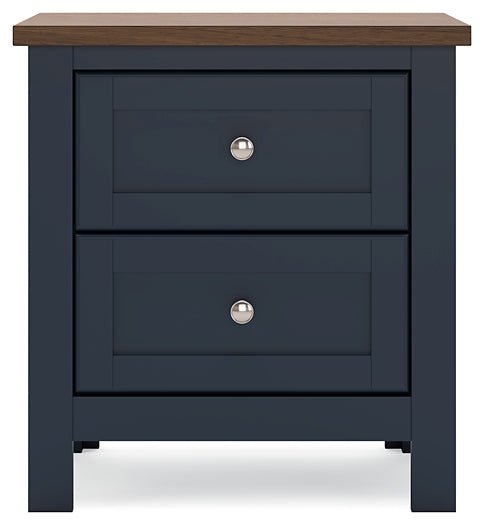 Landocken Twin Panel Bed with Mirrored Dresser and Nightstand - Image 10