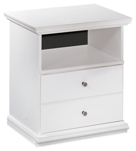 Bostwick Shoals King Panel Bed with Mirrored Dresser and Nightstand - Image 4