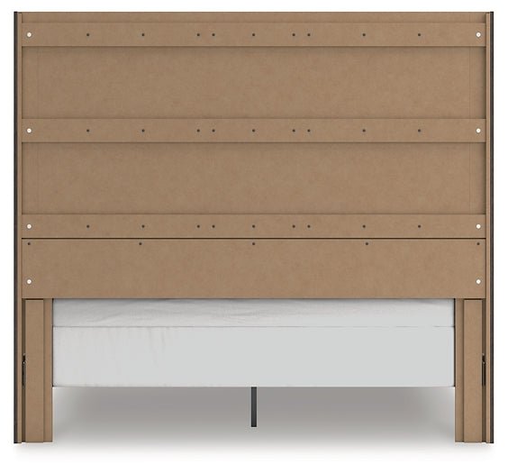 Fraluna King Panel Bed with Mirrored Dresser - Image 9