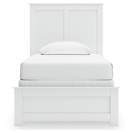Bostwick Shoals Twin Panel Bed with Mirrored Dresser, Chest and Nightstand - Image 2