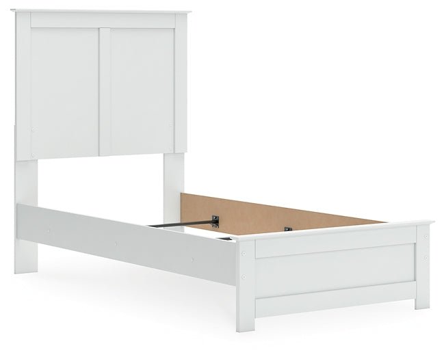 Bostwick Shoals Twin Panel Bed with Mirrored Dresser, Chest and Nightstand - Image 4