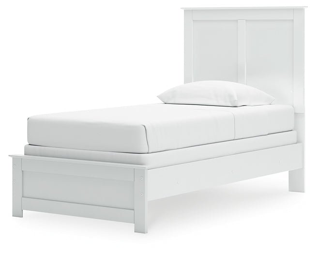 Bostwick Shoals Twin Panel Bed with Mirrored Dresser, Chest and Nightstand - Image 6