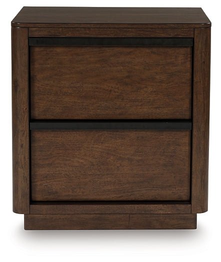 Dilenno Queen Canopy Bed with Mirrored Dresser, Chest and Nightstand - Image 10