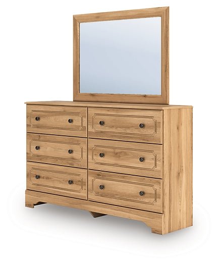 Aleaport Queen Panel Bed with Mirrored Dresser - Image 6