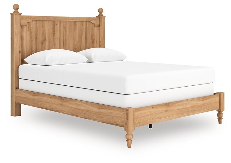 Aleaport Queen Panel Bed with Mirrored Dresser - Image 8